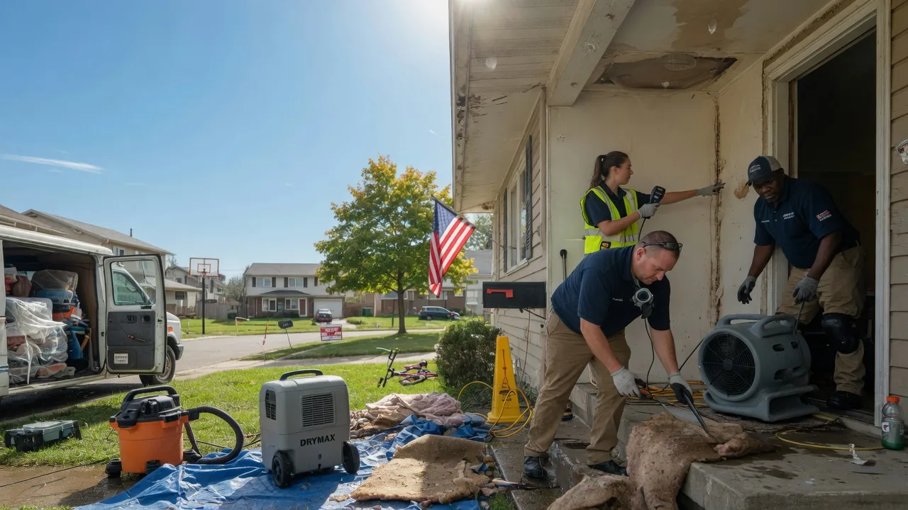 Water Damage Restoration in Greenview, IL near me